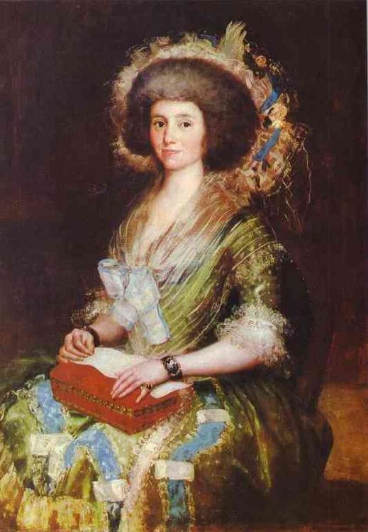 Francisco Jose de Goya Portrait of Senora Bermusezne Kepmasa.